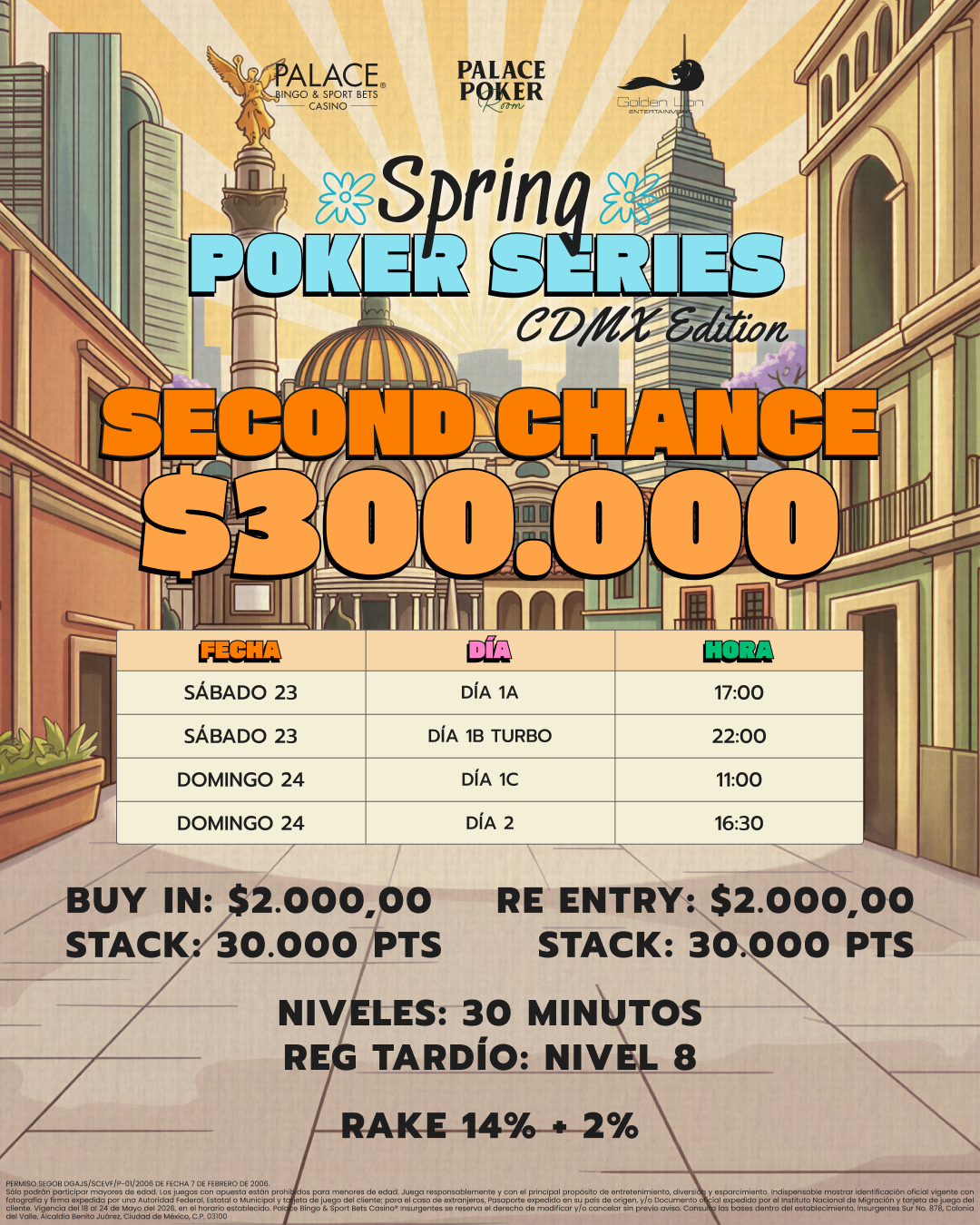 Second Chance $300,000 GTD