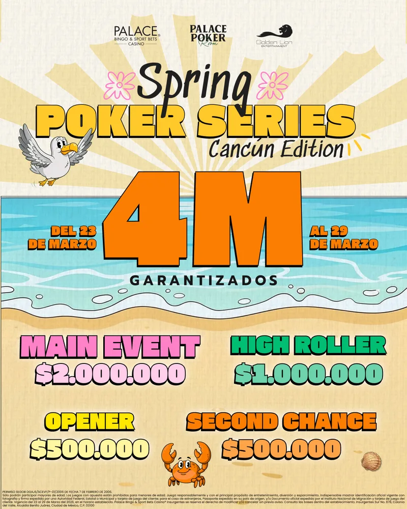 Spring Poker Series Cancún 4M GTD